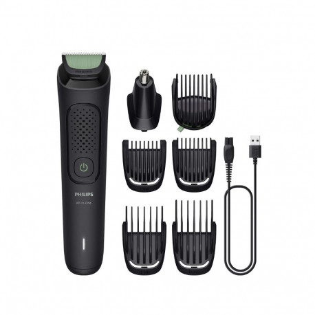 Grooming Tool - PHILIPS Multigroom Series 3000 MG3930/15, 8 Tools, Black