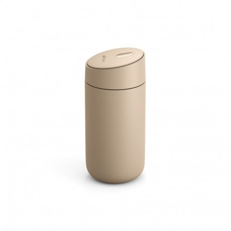 Thermal Mug - Fellow Carter Slide Mug, 355 ml, Leakproof, Ceramic Interior, Sand