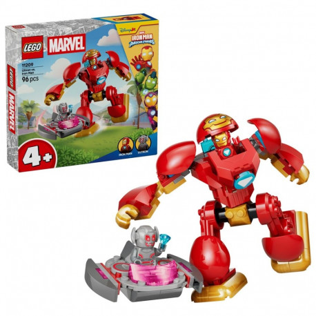 Constructor - LEGO Marvel 11209 Ultron vs. Iron Man Set with 2 Minifigures, 96 Pieces