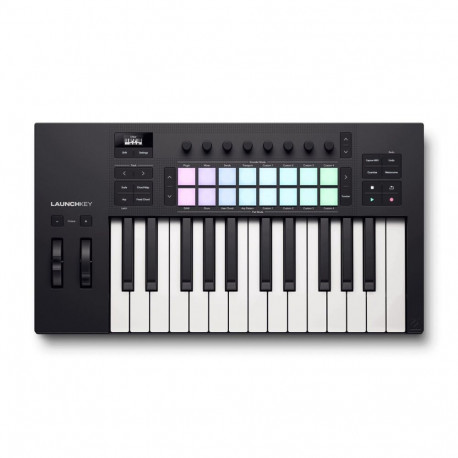 MIDI Keyboard - Novation Launchkey 25 mk4, 25 Keys, USB Connectivity, 16 Pads
