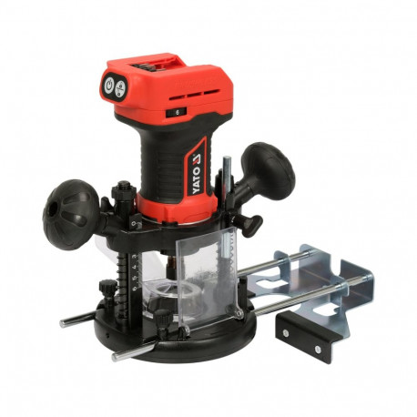 Cordless router for woodworking edge profiling and groove cutting 18V 8000-26000rpm 6/8mm 55mm YT-82