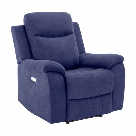 Tugitool MILO elektriline recliner 97x96xH103cm, sinine