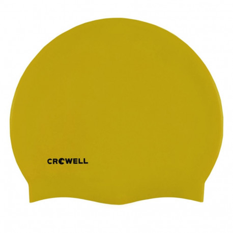 Crowell silikoonist ujumismüts Mono Breeze kol.8, kollane