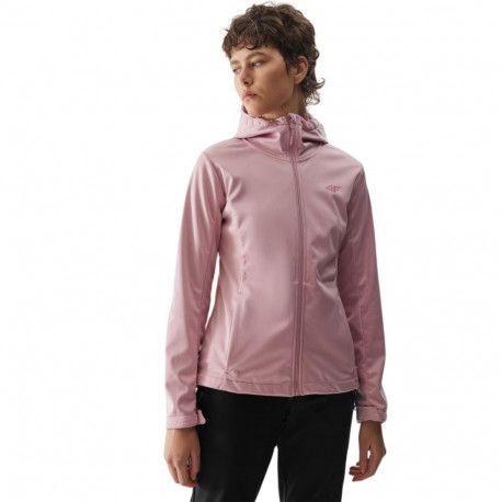 4F naiste softshell-jope F215 4FWSS24TSOFF215 56S, hele roosa