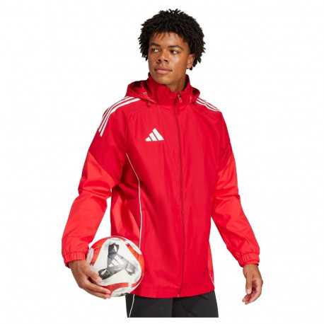Kurtka męska adidas Tiro 25 Competition All-Weather czerwona JI6503