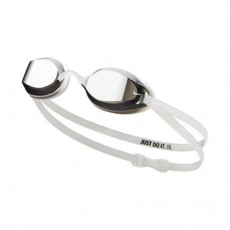 Okulary pływackie Nike Legacy Comfort srebrne NESSF132-040 OS