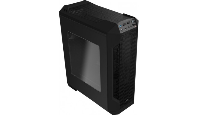AERO-LS-5200BK BLACK / USB3 / casing ATX