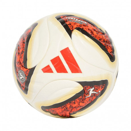 Piłka nożna adidas Bundesliga 26/27 Torfabrik Pro biało-pomarańczowo-złota KG6037