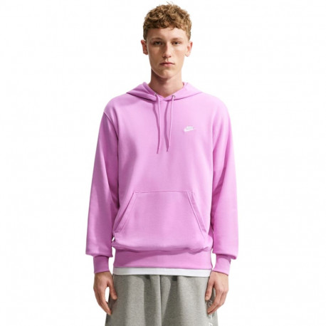 Bluza męska Nike Club FT PO Hoodie różowa FN3866 503 S