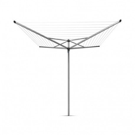 Brabantia Veļas žāvētājs Topspinner 50m met.stip. - Metallic Grey