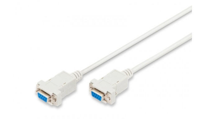 Connection cable RS232 null-modem type DSUB9 / DSUB9 Z / z beige 1,8m