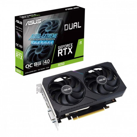 Graphics card GeForce RTX 3050 DUAL OC V2 8GB GDDR6 128Bit DVI-D/HDMI/DP
