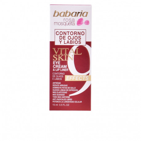 BABARIA silmapiirkonna kreem ROSA MOSQUETA VITAL SKIN 9 15ml