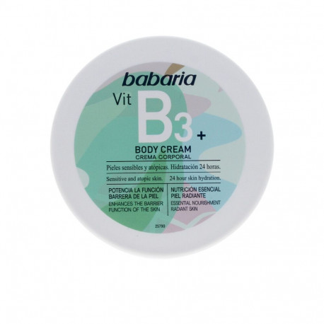 BABARIA VITAMIN B3+ body cream 100% vegan 400 ml
