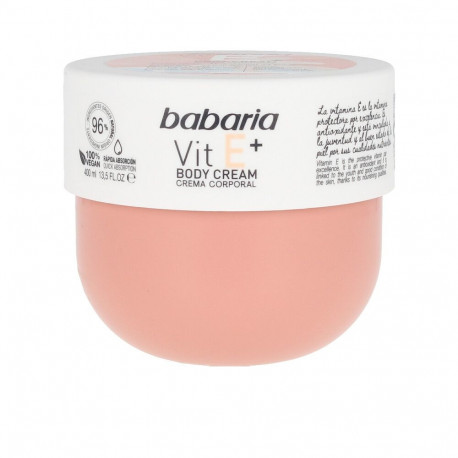 BABARIA kehakreem vitamiin E+ 100% vegaanne 400ml