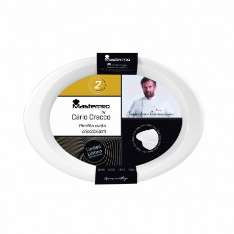 Kujuga vorm Masterpro CARLO CRACCO MP Ø 28 cm Metall