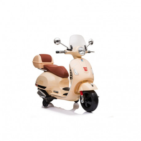 Children's Electric Scooter RunRunToys Vespa Brown 12V