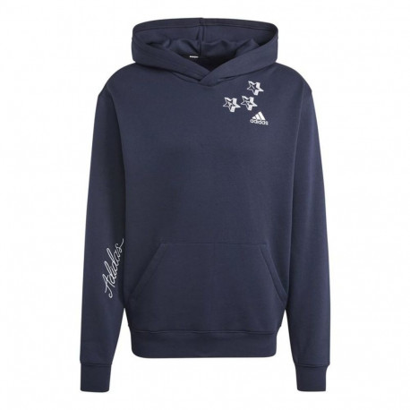 Dressipluus kapuutsiga, meeste Adidas Bl Fl Hd Q3 Fl Meresinine