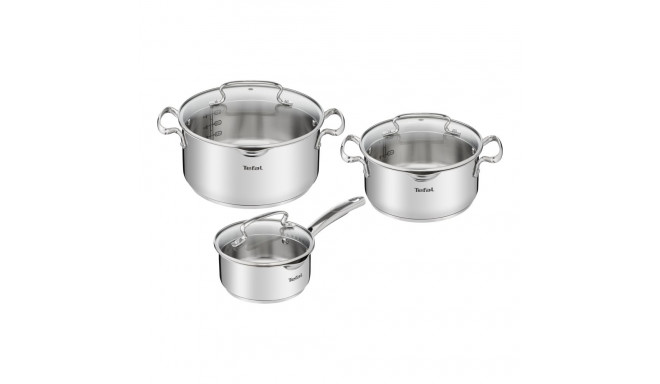 TEFAL | Cookware set | G719S674 Duetto+ | Stainless steel | Dishwasher proof | Lid included | Stainl