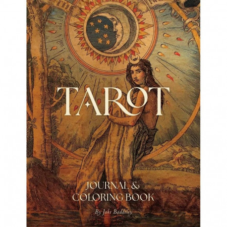 Creative Journal - Blue Angel Tarot Journal & Coloring Book, 78 Illustrations