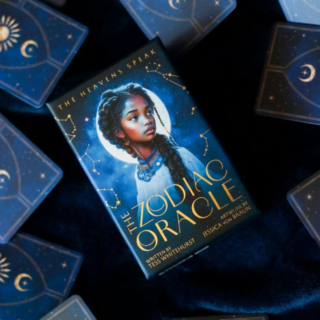 Oracle Card Deck - Blue Angel Zodiac Oracle 54 Cards Guidebook