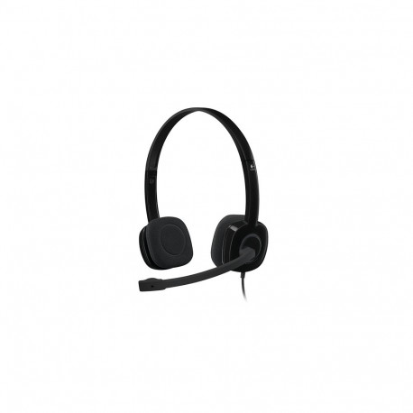 Logitech peakomplekt H151 peapaelaga 3.5mm pistikuga, must