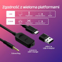 HyperX Cloud III must/punane mängurikõrvaklapid