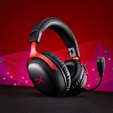 HyperX mänguri kõrvaklapid Cloud III S juhtmevabad, must