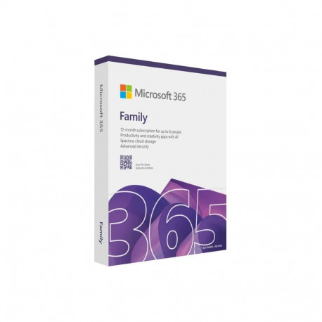 Tarkvara Microsoft 365 Family, 1 aasta, 6 kasutajat