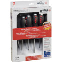 Schraubendreher-Set SoftFinish, 6-teilig (schwarz/rot)