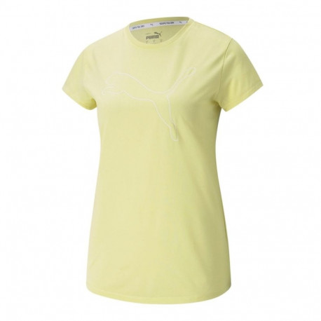 Puma naiste t-särk RTG Heather Logo Tee 586455 40, kollane