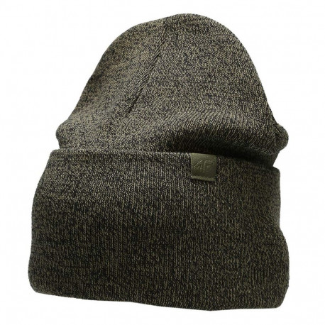 4F meeste müts H4Z22 CAM005 43M, khaki melanž