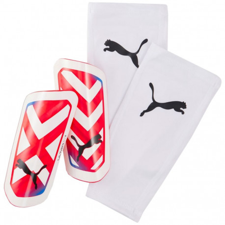Puma jalgpalli säärekaitsmed Ultra Flex Sleeve 030871 05, valge-punased