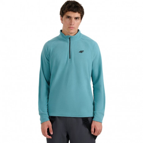 Bluza polarowa męska 4F M065 morska zieleń 4FWAW25UFLEM065 46S