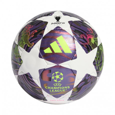 adidas saalijalgpall UCL 25/26 Final Pro JX9102, lilla-valge