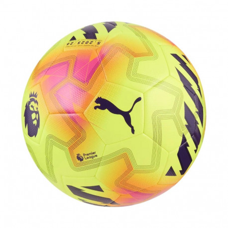 Puma jalgpall Orbita Cup Premier League Lights 84715 01, kollane-roosa
