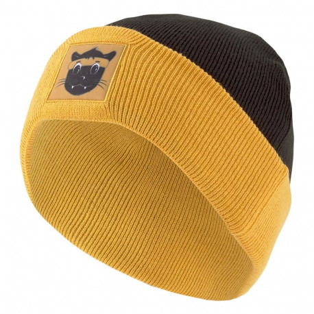 Czapka dla dzieci Puma Animal Classic Cuff Beanie Kids żółto-czarna 23456 01