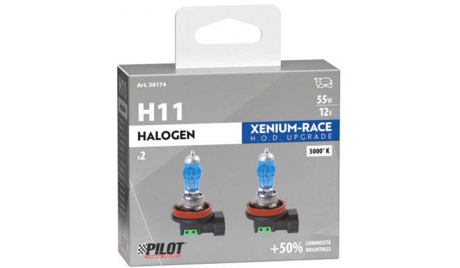 Lampa autopirn Xenium-Race H11 12V 2tk