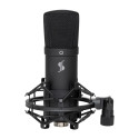 Microphone Set - Stagg SUM45 USB Condenser Mic With Shock Mount, Pop Filter