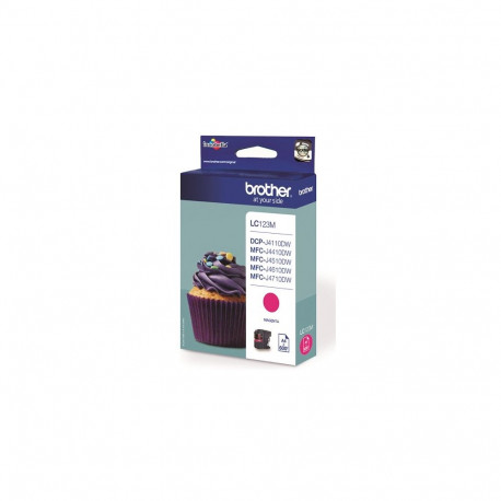 BROTHER LC-123M TONER MAGENTA 600P