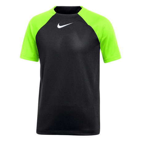 Koszulka dla dzieci Nike DF Academy Pro SS Top K czarno-zielona DH9277 010