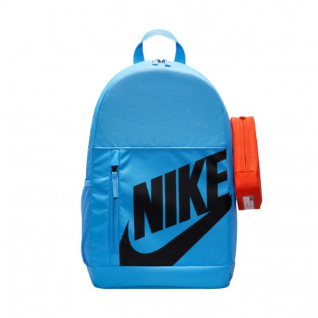 Plecak Nike Elemental jasnoniebieski + piórnik pomarańczowy HJ4186 412