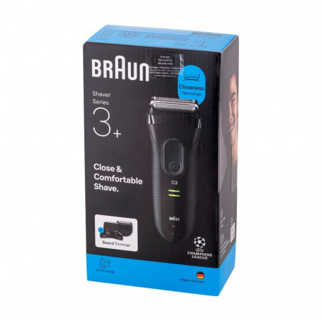 Braun 3000BT Foil shaver Trimmer Black, Grey