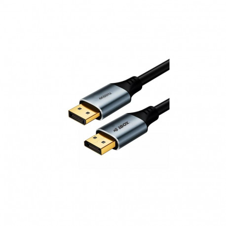 iBox DisplayPort-kaabel ITVDP011 4K 60Hz 1m, kullatud pistik