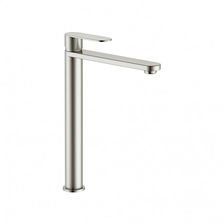 BASIN MIXER RIO STANDING HIGH BRU NICKEL
