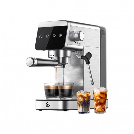 AMZCHEF CE-AZ-EM1501-SV Piston Coffee Maker (Silver)