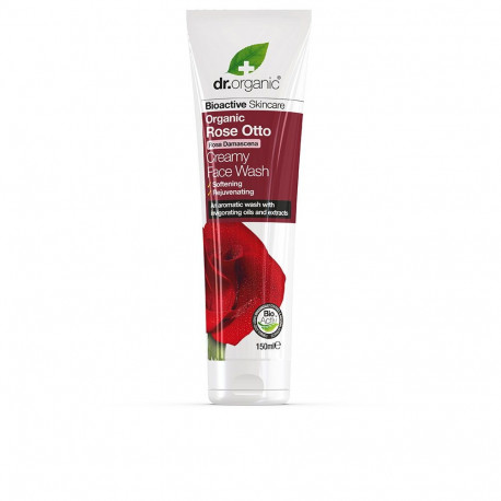 DR. ORGANIC ROSA DE DAMASCO limpiador facial cremoso 150 ml