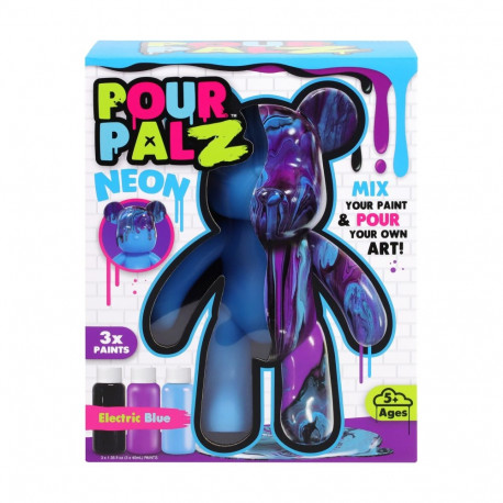 Pour Palz DIY Paint Bear- Neon