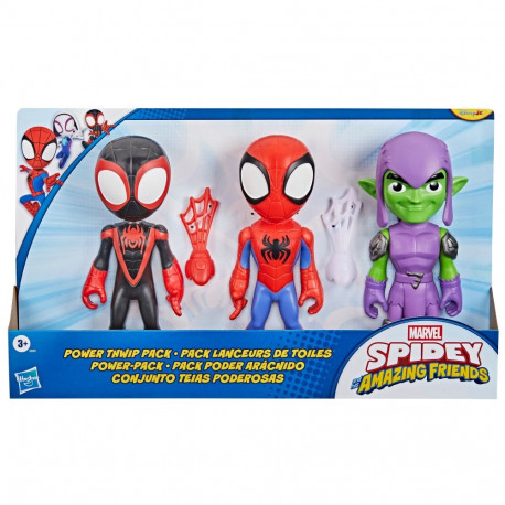 SPIDER-MAN Spidey and His Amazing Friends playset Power Thwip Pack