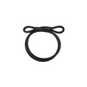 MASTER LOCK 4,5m long x 10mm diameter looped end cable; black